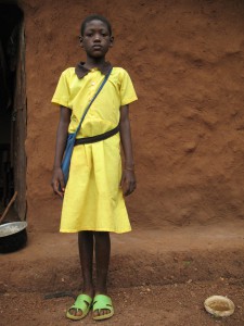 Schoolchild in Uganda